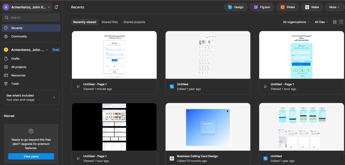 Client project screenshot